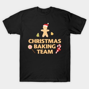 Christmas Baking Team Gingerbread Man T-Shirt